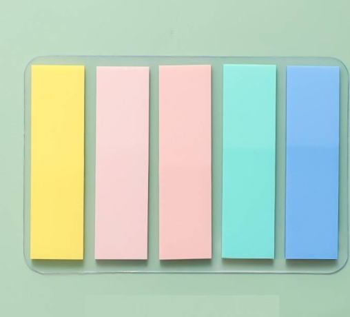 Index Sticky Note Labels for Paging and Instructions