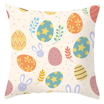 Easter Short Plush Pillowcase Cushion