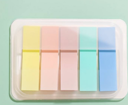 Index Sticky Note Labels for Paging and Instructions