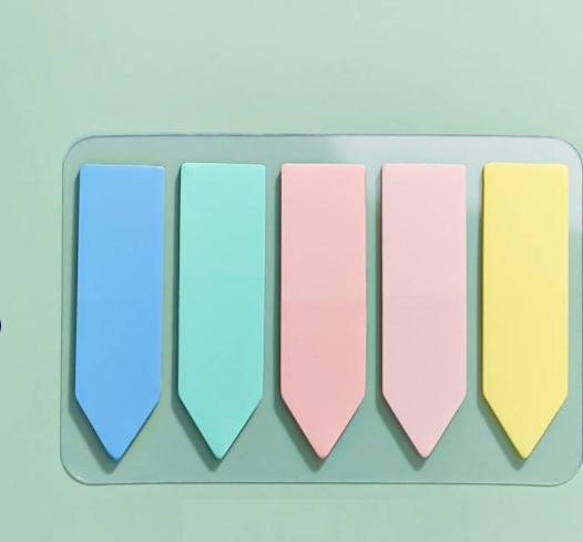 Index Sticky Note Labels for Paging and Instructions