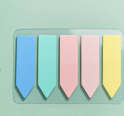 Index Sticky Note Labels for Paging and Instructions