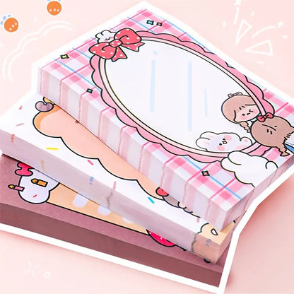 Cute Cartoon Post-it Note Paper, 80 Sheets per Book