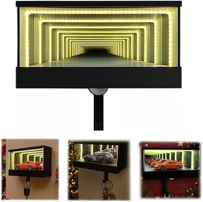 Garage Key Rack 3D Wall Mounted LED Display Box