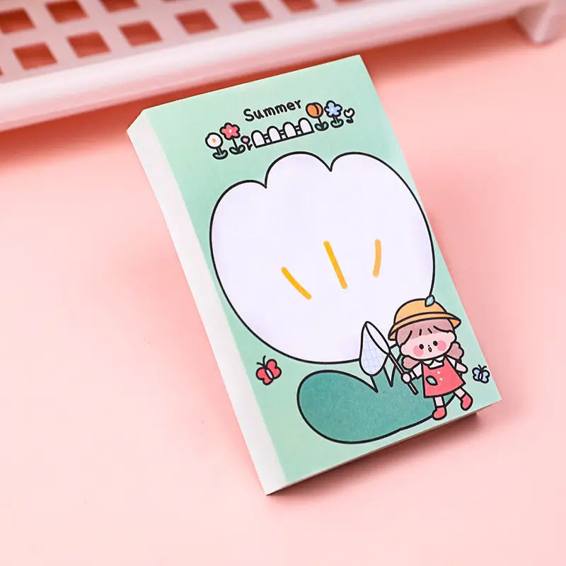 Cute Cartoon Post-it Note Paper, 80 Sheets per Book