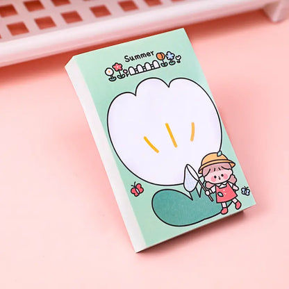 Cute Cartoon Post-it Note Paper, 80 Sheets per Book