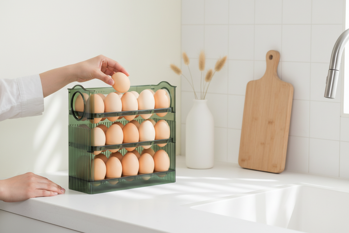 Reversible Egg Storage Box