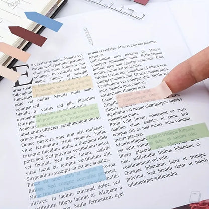Index Sticky Note Labels for Paging and Instructions