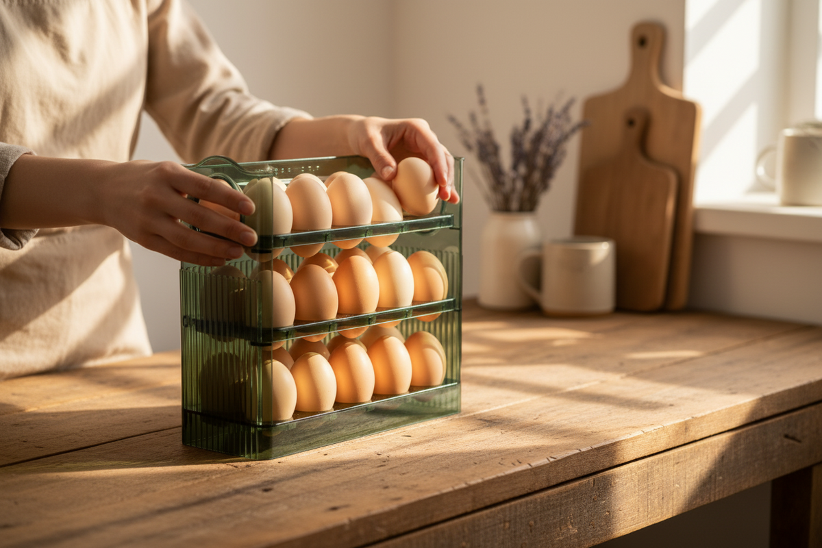 Reversible Egg Storage Box