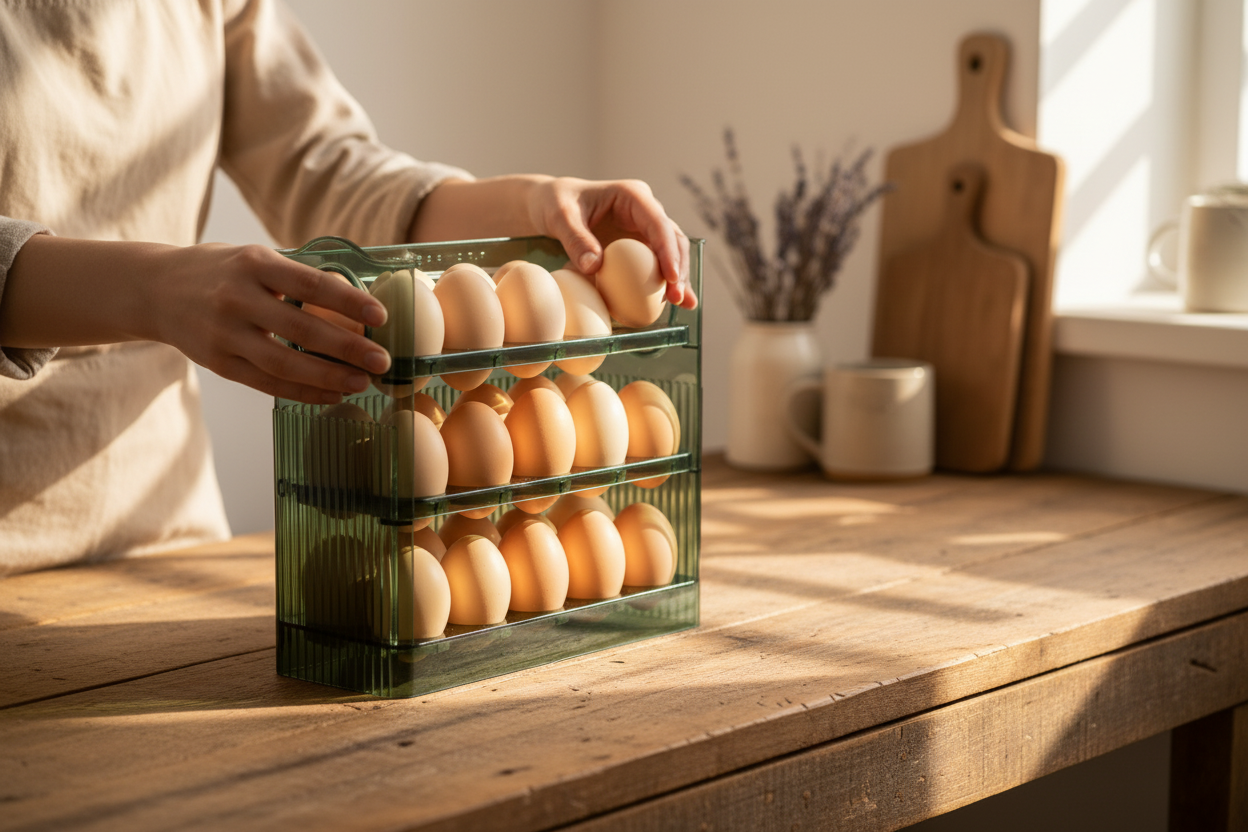 Reversible Egg Storage Box