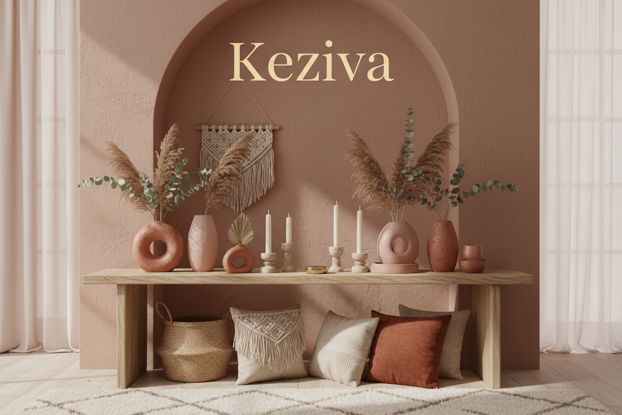 Keziva Blush & Terracotta Banner