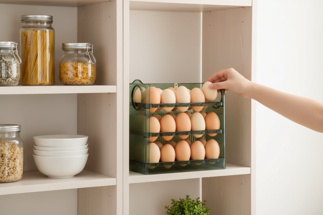 Reversible Egg Storage Box